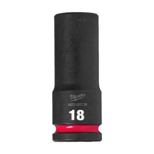 Milwaukee 18mm ShockWave Impact Duty 1/2" Drive Deep Impact Socket