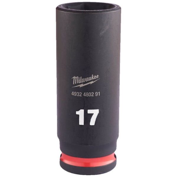 Milwaukee 17mm ShockWave Impact Duty 3/8" Drive Deep Impact Socket