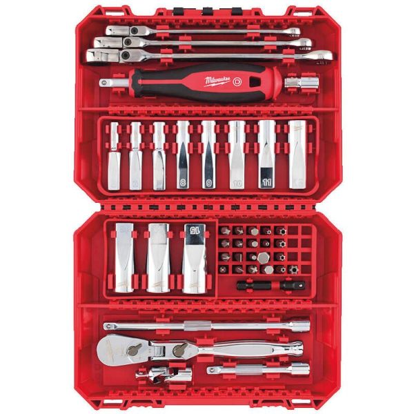 1/4" Ratchet, driver & socket set